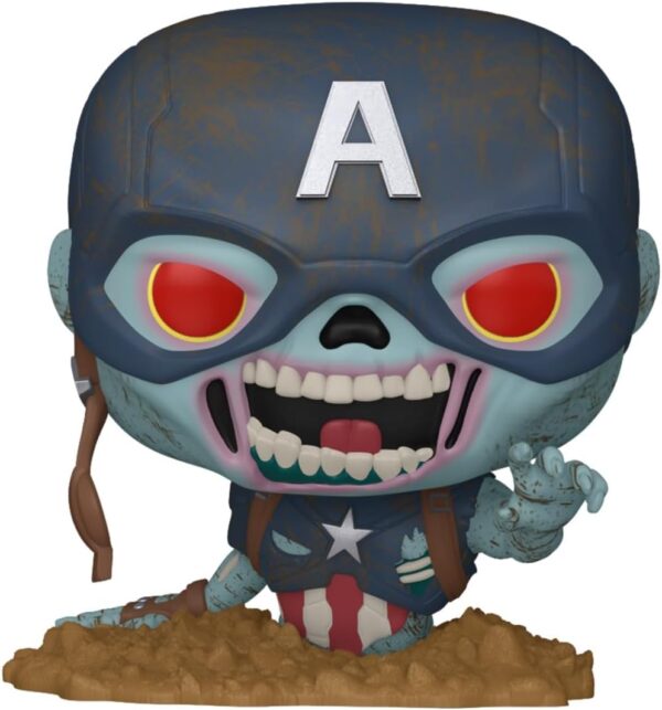 61+tSl02oHL._AC_SL1300_ Funko Pop Capitan America Zombie 1554 - Marvel Zombies