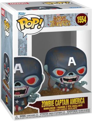 Funko Pop Capitan America Zombie 1554 - Marvel Zombies