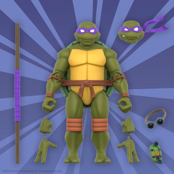 Figura Donatello 18cm Ultimates - Tortugas Ninjas Super7