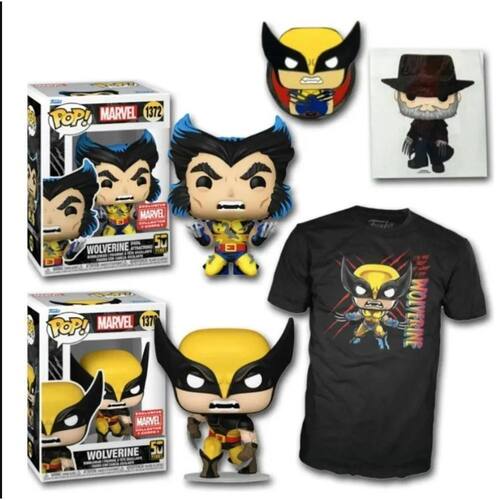 1xg Funko Pop Marvel Collector Corps Wolverine 50 Años Talla L