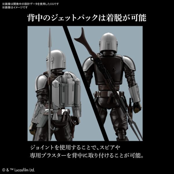 71dd4vapaWS._AC_SL1500_ Figura Kit Model The Mandalorian - Star Wars Bandai