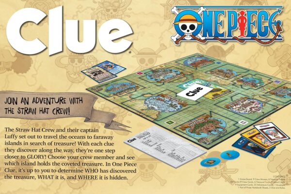 Juego De Mesa Clue - One Piece Hasbro (ingles)