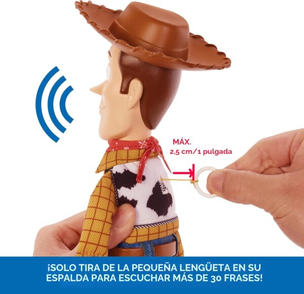 Figura Woody Toy Story 30cm Parlante 30 Sonidos Mattel