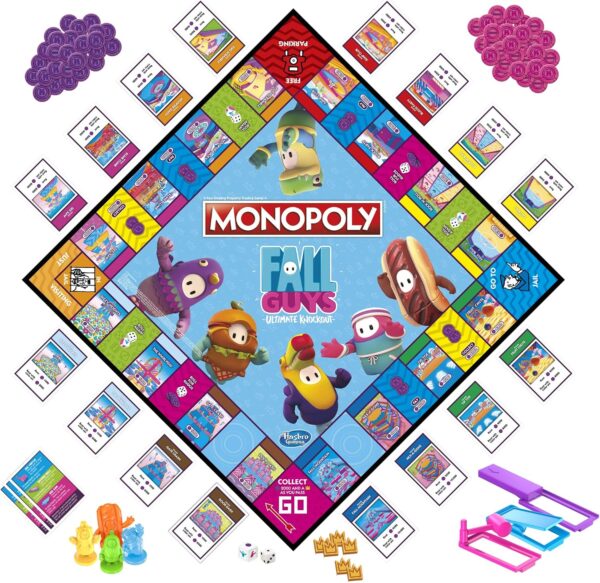 Monopoly Fall Guys Ultimate Knockout Edition En Inglés